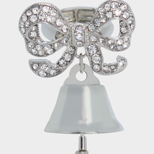 PRENUP BELL RING CRYSTAL - JEWELRY - Betsey Johnson