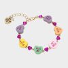 THINK PINK SWEETHEART FLEX BRACELET MULTI - JEWELRY - Betsey Johnson