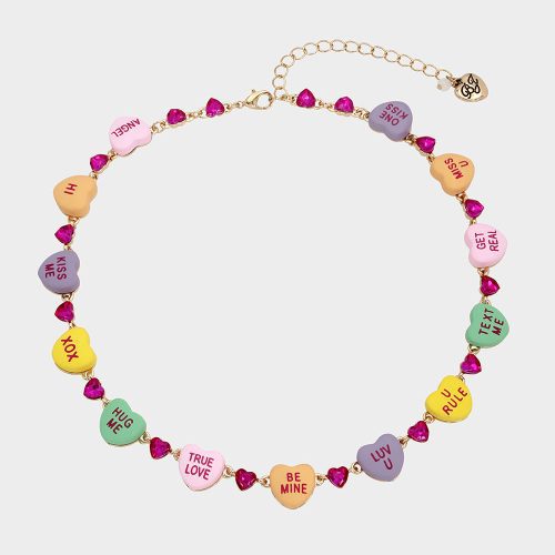 THINK PINK SWEETHEART COLLAR MULTI - JEWELRY - Betsey Johnson