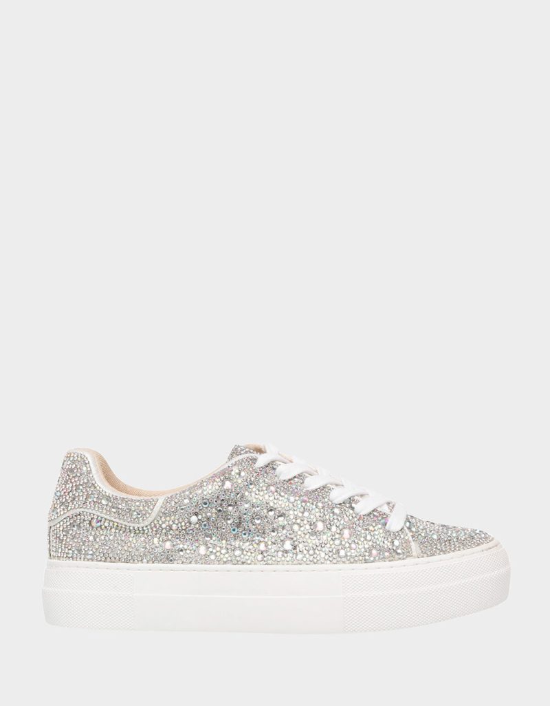 BETSEY JOHNSON SNEAKERS SB SIDNY RHINETSONE SIDE 2