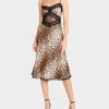 HOLLYWOOD MIDI DRESS LEOPARD - APPAREL - Betsey Johnson