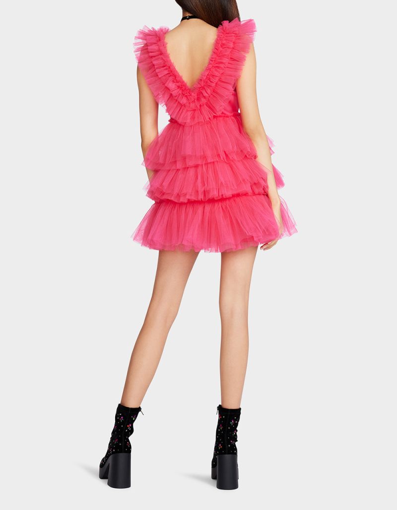 BETSEY JOHNSON APPAREL JN308986 HOT PINK 05