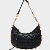 ICON SHOULDER BAG BLACK - HANDBAGS - Betsey Johnson