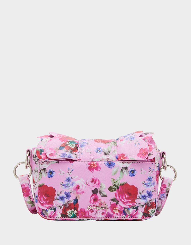 BETSEY JOHNSON HANDBAGS BJ34985A PINK FLORAL 02