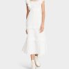 LOVELY LAYERS MAXI DRESS WHITE - APPAREL - Betsey Johnson