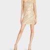 LUISA MINI DRESS GOLD - APPAREL - Betsey Johnson