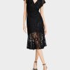 MERLIN MIDI DRESS BLACK - APPAREL - Betsey Johnson