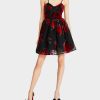 LUCIA MINI DRESS RED MULTI - APPAREL - Betsey Johnson