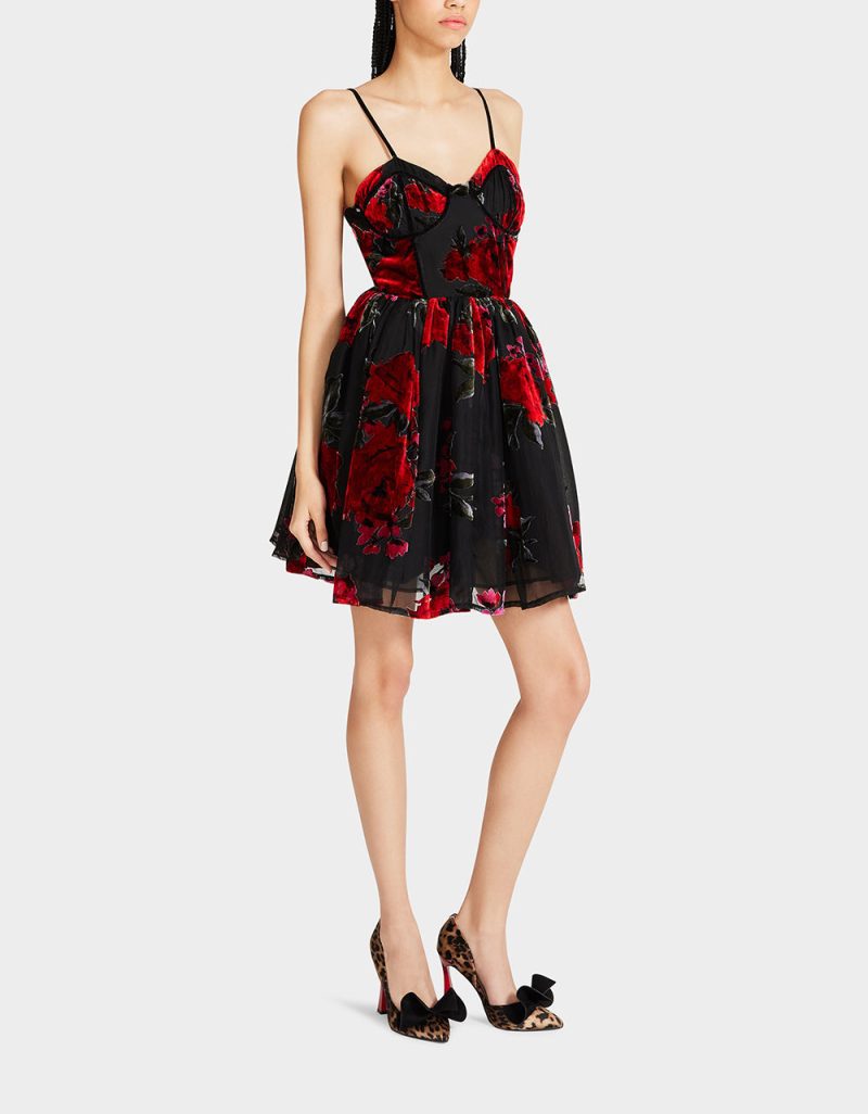 BETSEY JOHNSON JN308862 RED FLORAL 02