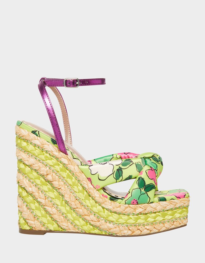 PANSIE YELLOW MULTI - SHOES - Betsey Johnson