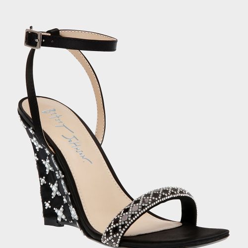 BETSEY JOHNSON SHOES 22185 7 BLACK