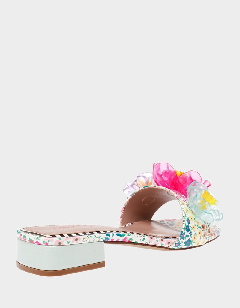 BETSEY JOHNSON SHOES BRICE WHITE MULTI ALT1