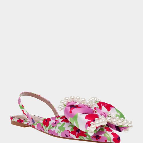 BETSEY JOHNSON SHOES CAMILO WHITE FLOWER