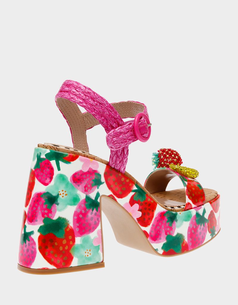 BETSEY JOHNSON SHOES CHEYNE BERRY MULTI ALT1