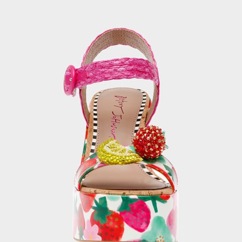 BETSEY JOHNSON SHOES CHEYNE BERRY MULTI FRONT