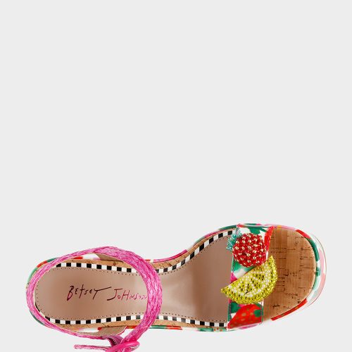 BETSEY JOHNSON SHOES CHEYNE BERRY MULTI TOP