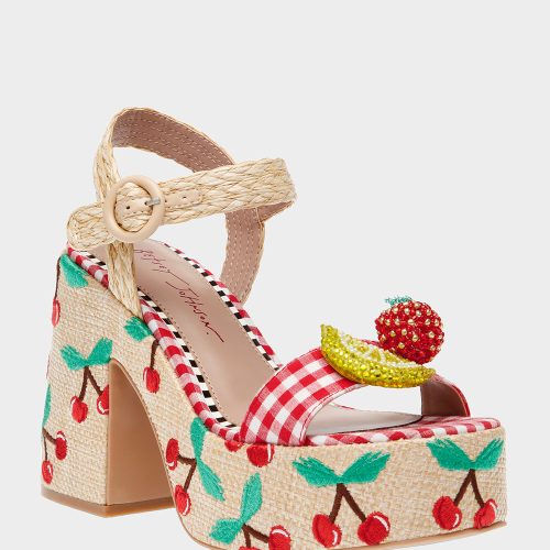 BETSEY JOHNSON SHOES CHEYNE NAT MULTI