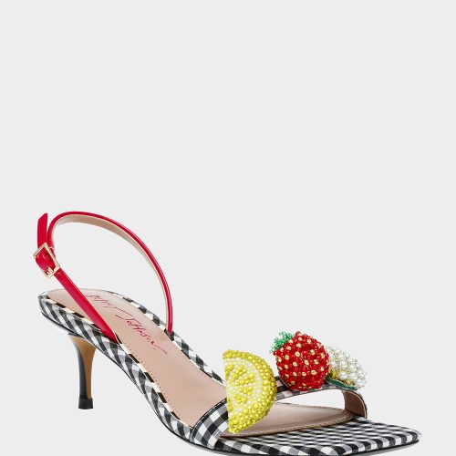 BETSEY JOHNSON SHOES COLSON BLACK MULTI