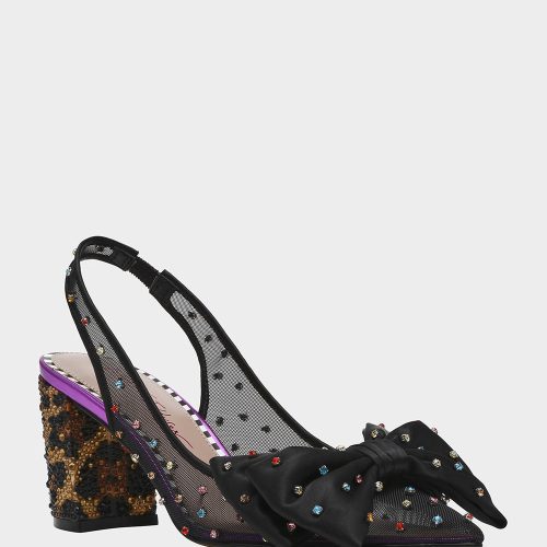 BETSEY JOHNSON SHOES DAFNEY LEOPARD MULTI