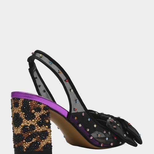 BETSEY JOHNSON SHOES DAFNEY LEOPARD MULTI ALT1