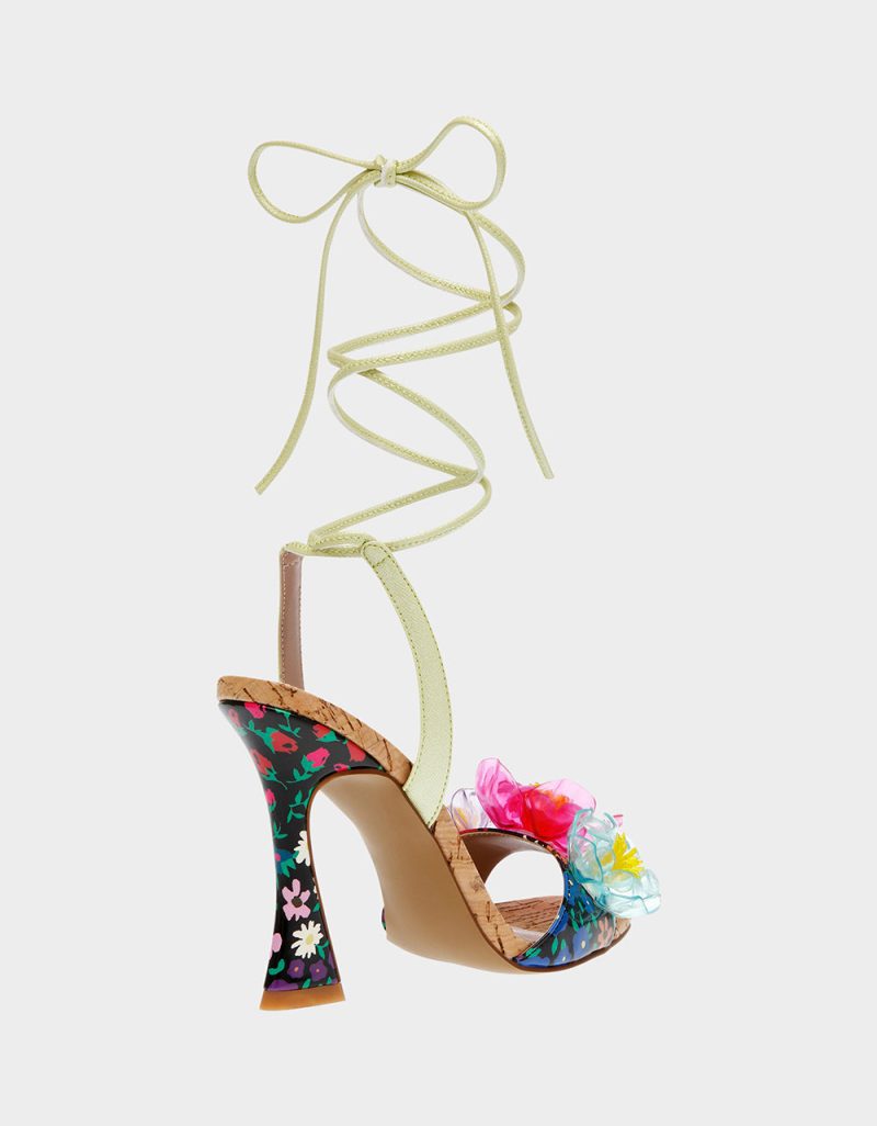 BETSEY JOHNSON SHOES DELANY GREEN MULTI ALT1