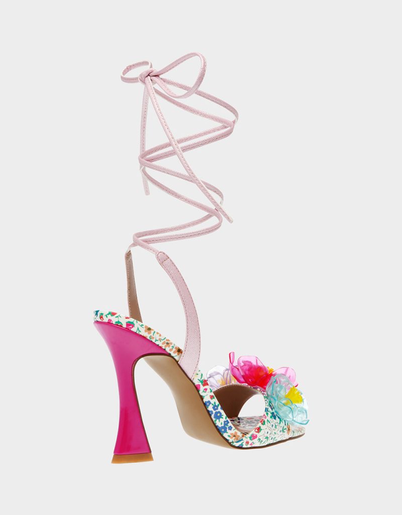 BETSEY JOHNSON SHOES DELANY PINK MULTI ALT1