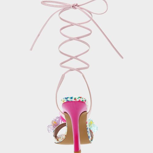 BETSEY JOHNSON SHOES DELANY PINK MULTI BACK