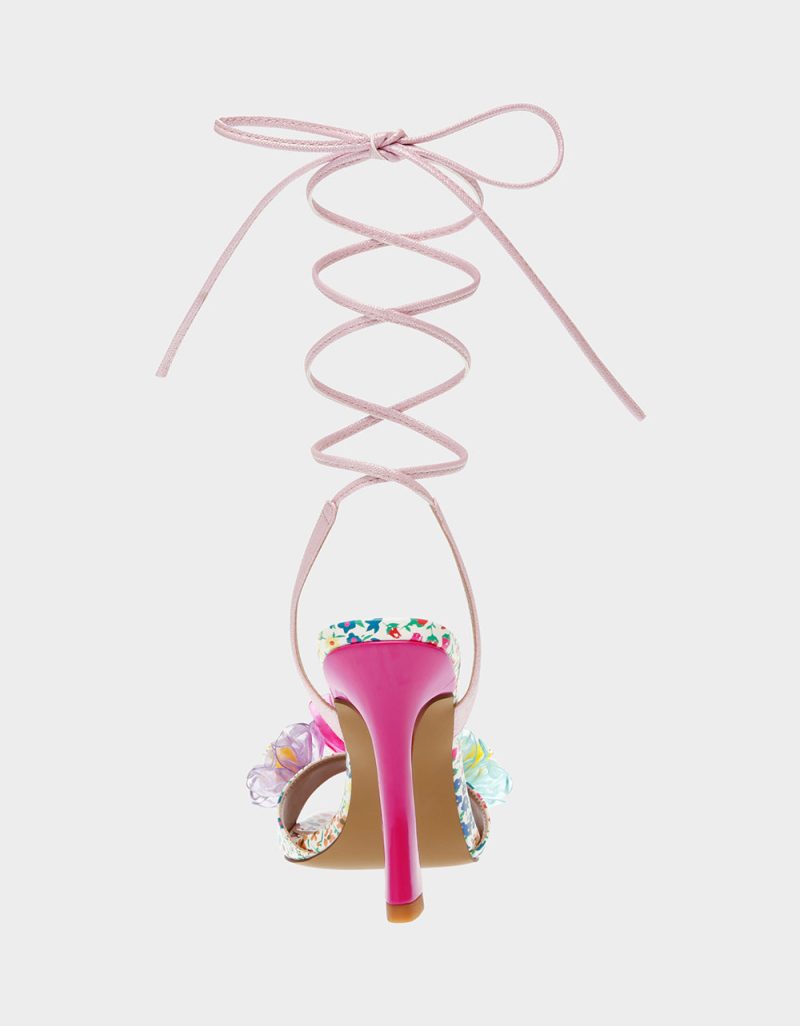 BETSEY JOHNSON SHOES DELANY PINK MULTI BACK