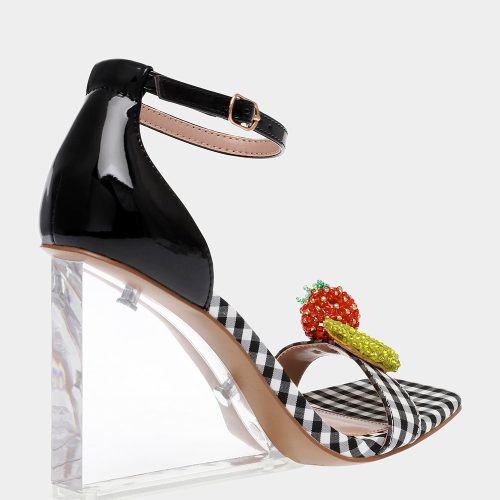 BETSEY JOHNSON SHOES HARLEN BLACK MULTI ALT1