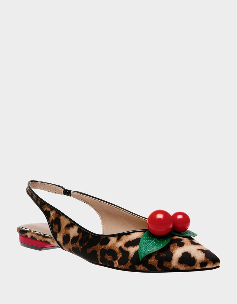 BETSEY JOHNSON SHOES JUNNIPER LEOPARD