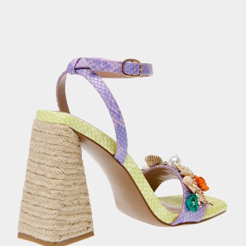 BETSEY JOHNSON SHOES KARSYN LILAC SNAKE ALT1