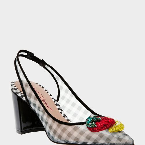 BETSEY JOHNSON SHOES LANEY BLACK MULTI