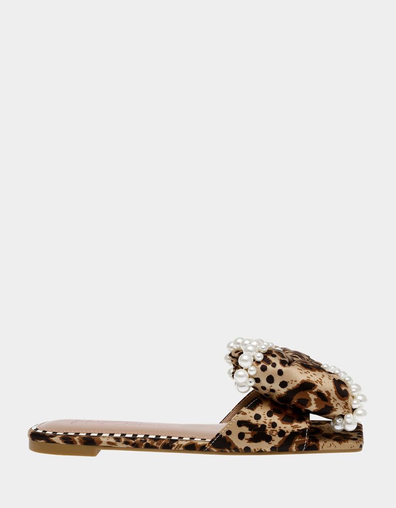 BETSEY JOHNSON SHOES LIAH LEOPARD SIDE