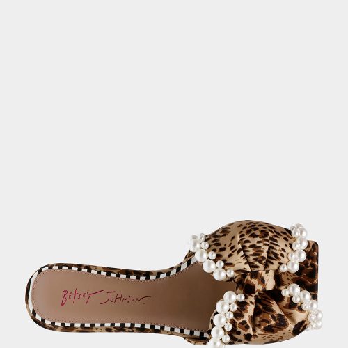 BETSEY JOHNSON SHOES LIAH LEOPARD TOP