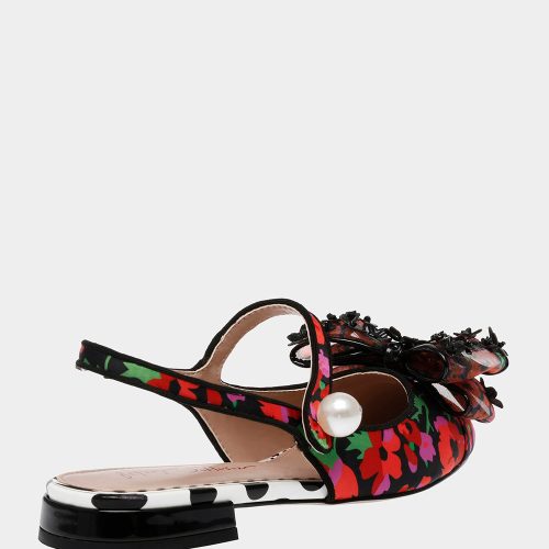 BETSEY JOHNSON SHOES LIVY BLACK POPPY ALT1