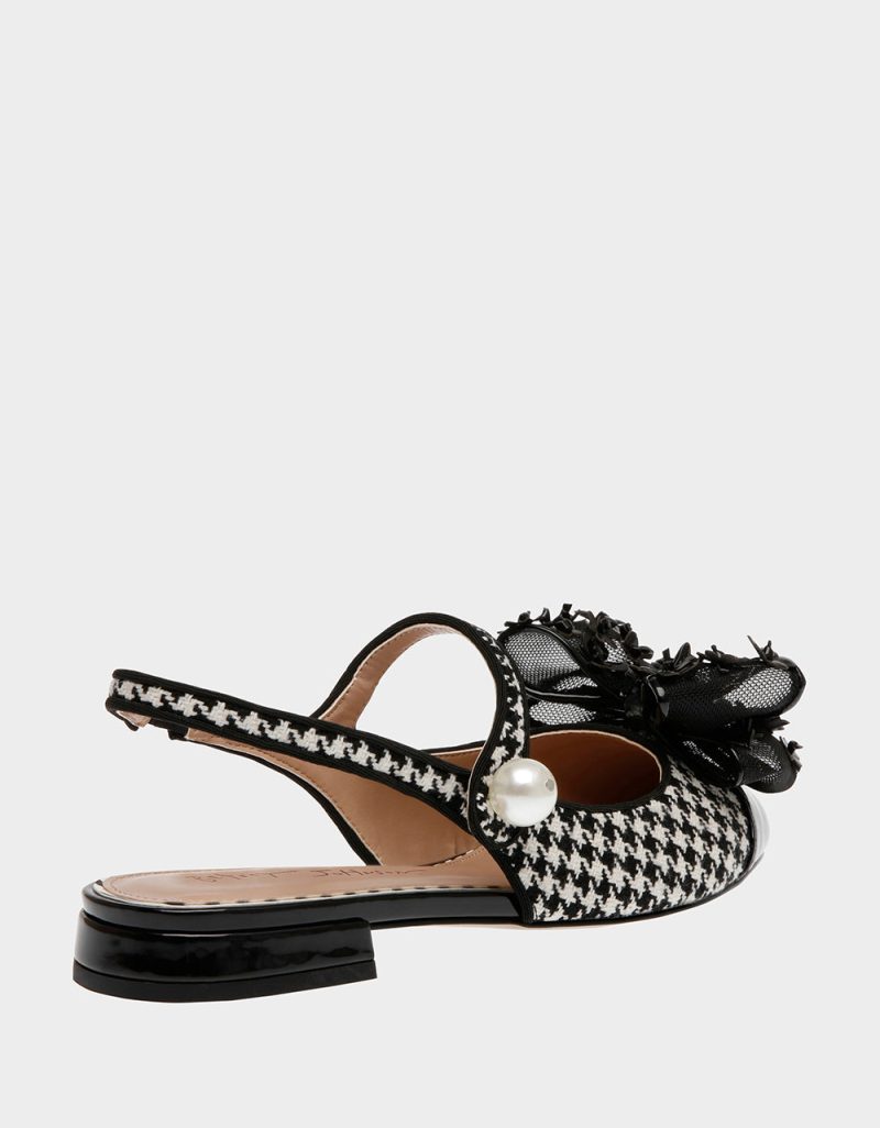 BETSEY JOHNSON SHOES LIVY HOUNDSTOOTH ALT1