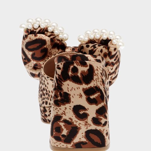 BETSEY JOHNSON SHOES MACCIE LEOPARD BACK