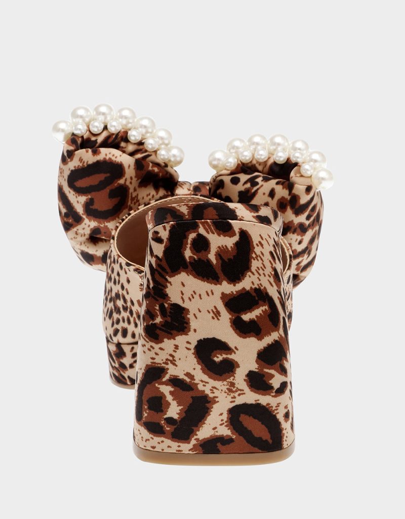 BETSEY JOHNSON SHOES MACCIE LEOPARD BACK