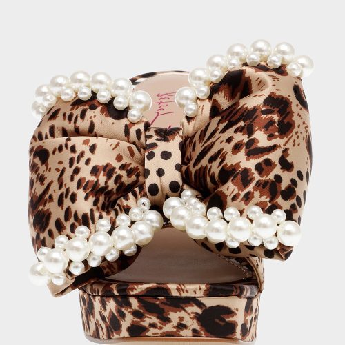 BETSEY JOHNSON SHOES MACCIE LEOPARD FRONT