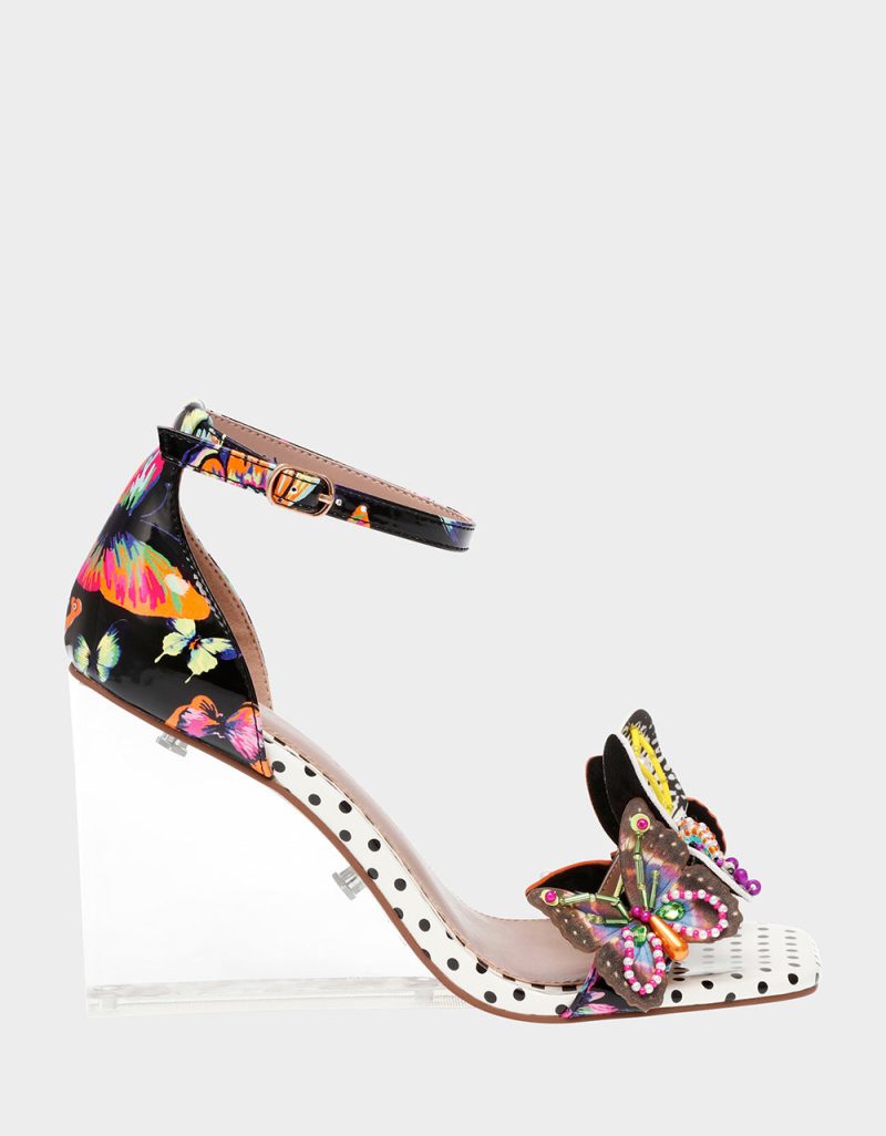 MARLOE BLACK BUTTERFLY - SHOES - Betsey Johnson