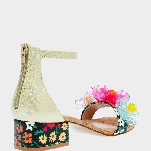 BETSEY JOHNSON SHOES OAKLEE GREEN MULTI ALT1