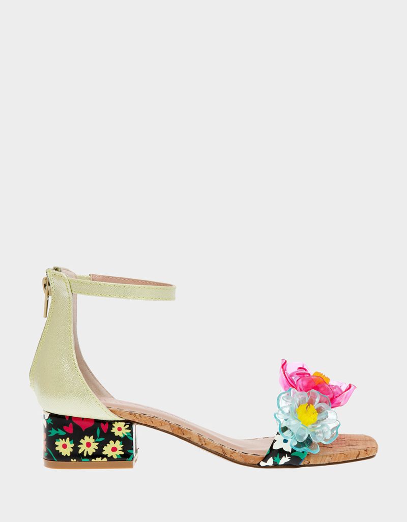 OAKLEE GREEN MULTI - SHOES - Betsey Johnson