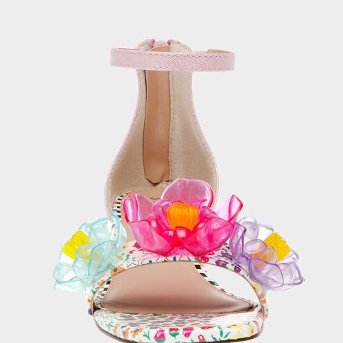 BETSEY JOHNSON SHOES OAKLEE PINK MULTI FRONT