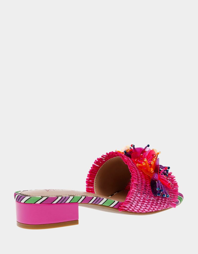 BETSEY JOHNSON SHOES PEYTEN PINK MULTI ALT1