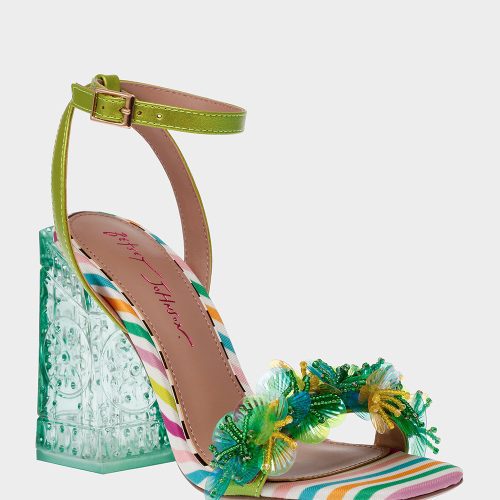 BETSEY JOHNSON SHOES QUINTA GREEN MULTI