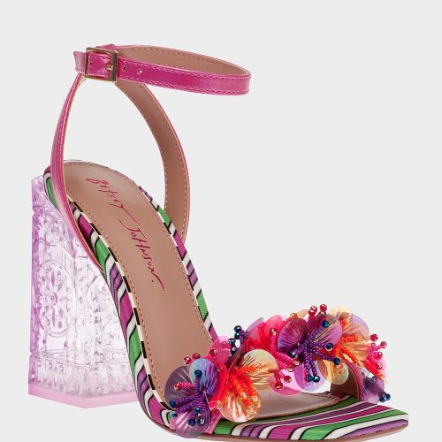 BETSEY JOHNSON SHOES QUINTA PINK MULTI