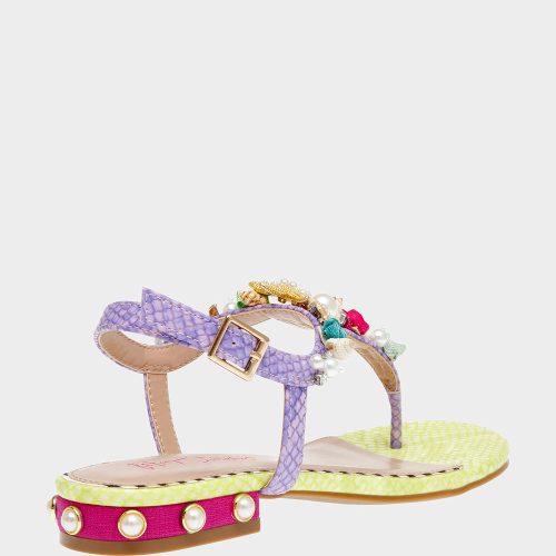 BETSEY JOHNSON SHOES RIHANNA LIME MULTI ALT1