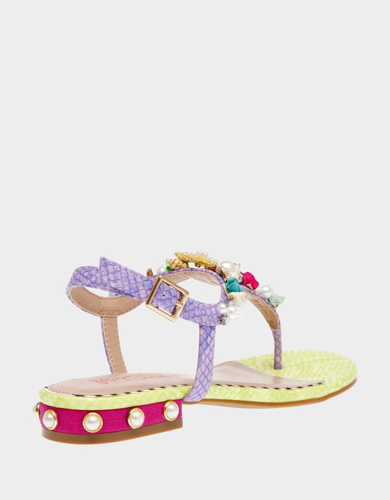 BETSEY JOHNSON SHOES RIHANNA LIME MULTI ALT1