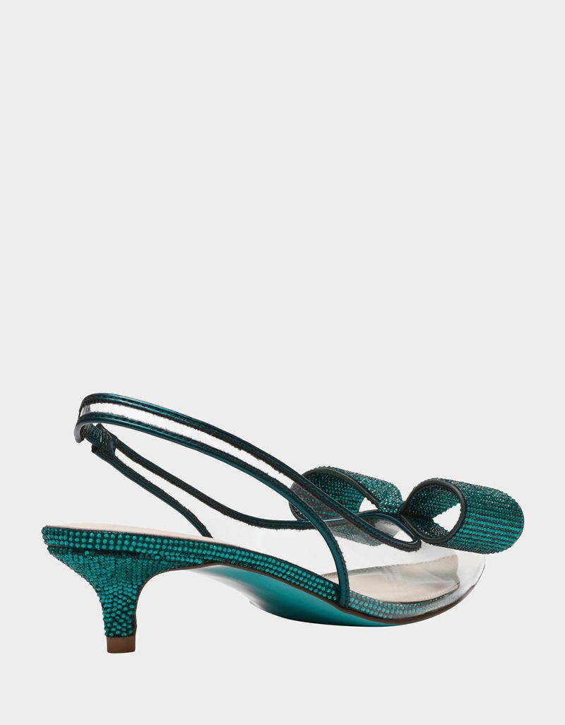 BETSEY JOHNSON SHOES SB ALLI EMERALD ALT1