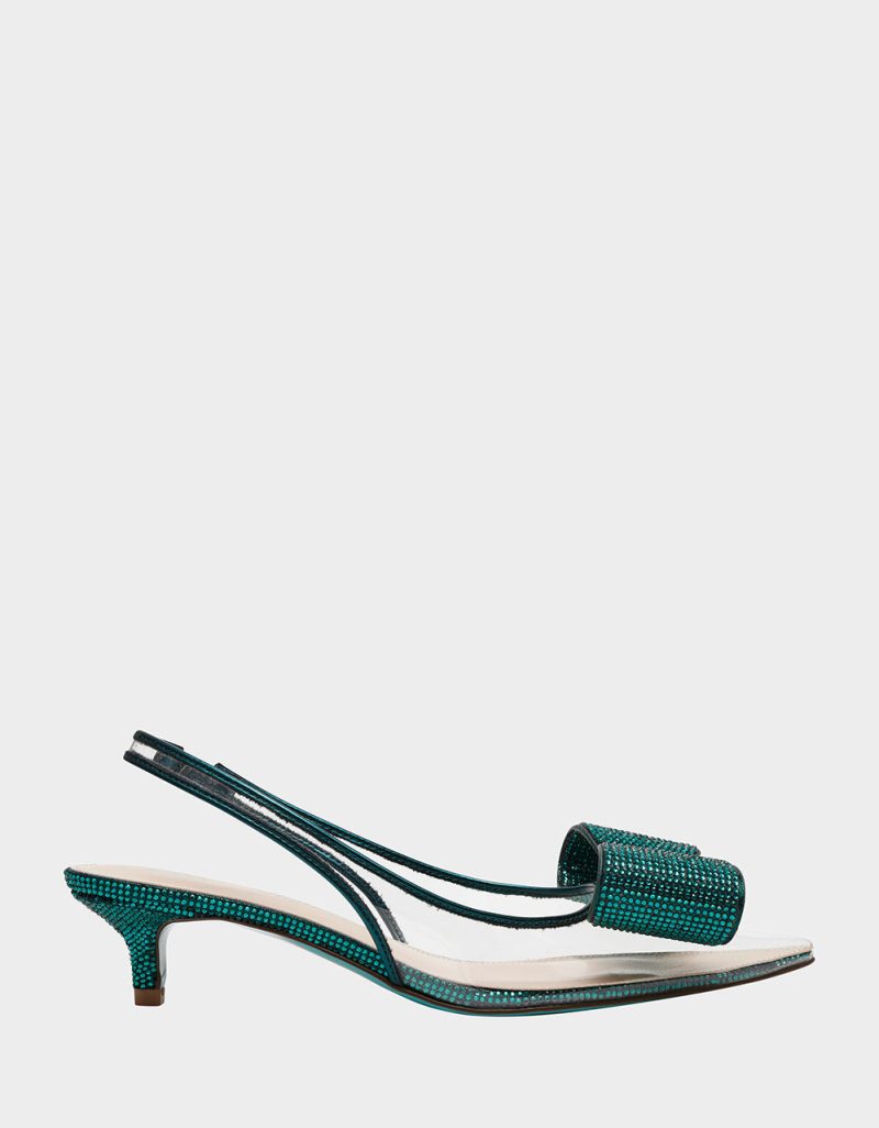 BETSEY JOHNSON SHOES SB ALLI EMERALD SIDE